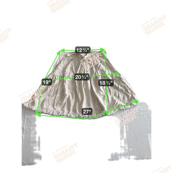 S Umgee‎ Cream Skirt – Flowy Y2K Boho Mini Vibes - Picture 5 of 5